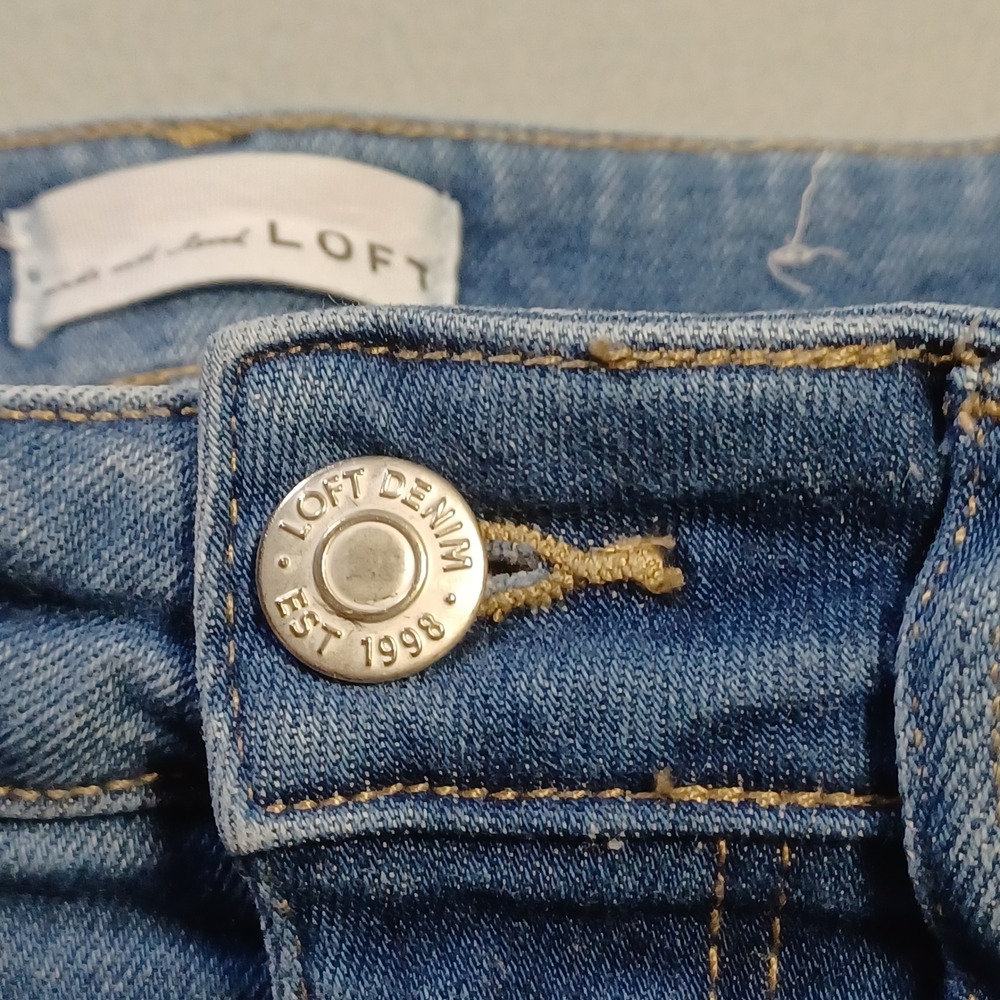 Loft Curvy Sculpt Jegging Jeans Womens 28/6 Medium Wash High Rise Skinny 573215‎ - Picture 2 of 12